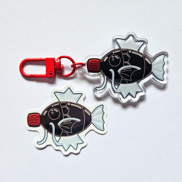 Pokemon - Soy Sauce Fish Magikarp Keychain/Sticker