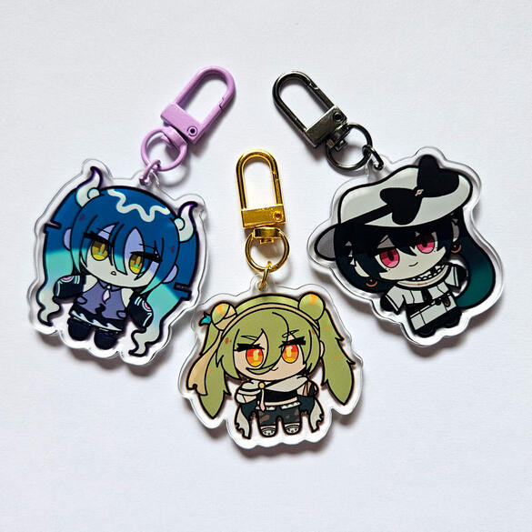 PokeMiku Keychains